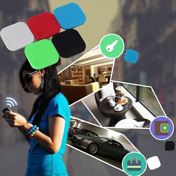 Square Smart Finder Bluetooth Tag Tracker GPS-paikannushälytys