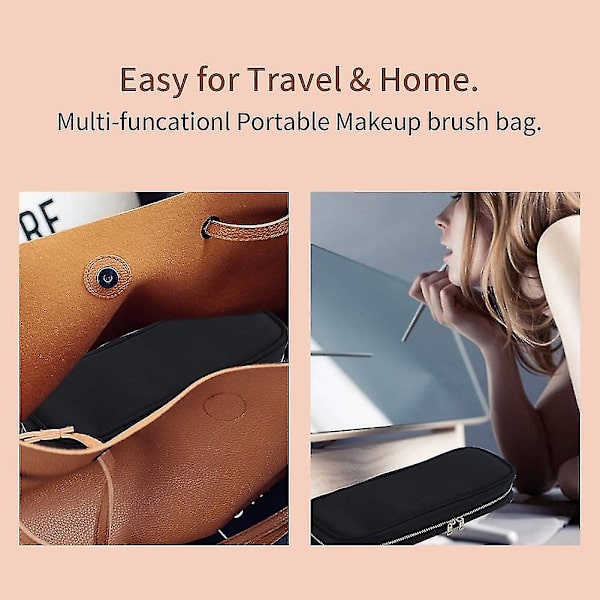 Professionel Kosmetikkuffert - Makeupbørsteholder Organiser