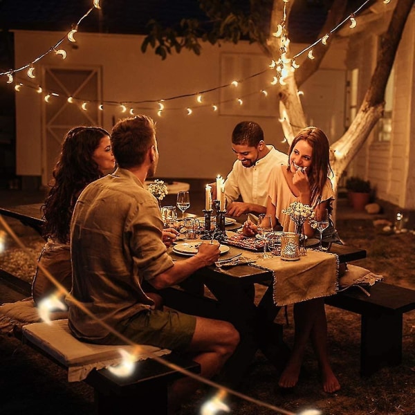 Måne Strängljus 20ft 40 LED Fairy Lights Batteri