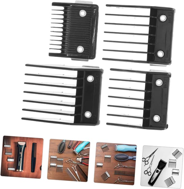 Profesjonell Klippebeskytter Erstatningssett 4 stk (3mm 6mm 9mm 12mm)