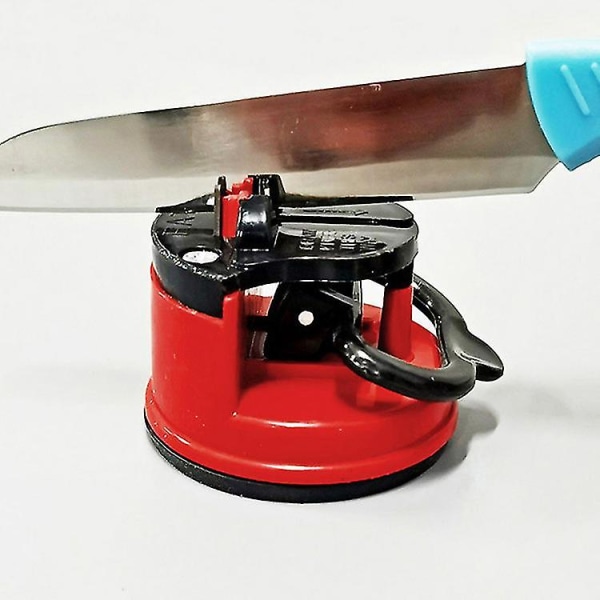 Cutter Sharpener Sugekopper Sharpening Tool Whetstone Chef Tool Husholdningskjøkken 3stk-rød)