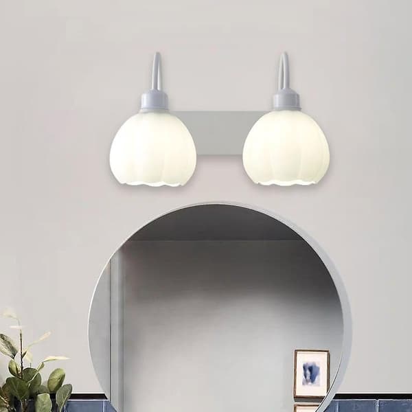 Badeværelses-Vægspejl Moderne 2 Lys Sconce