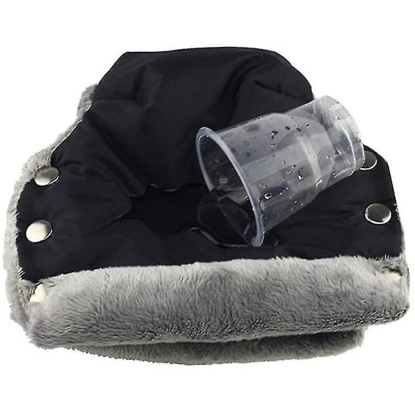 Handvärmare Vagn Muff Handskar För Vinter, Plysch Foder, Nylon Vindtät