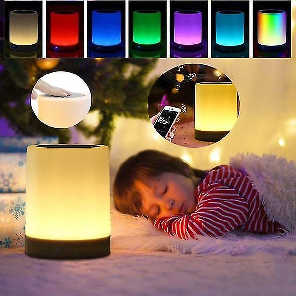 Ny Led Smart Touch Night Light Skrivbordslampa