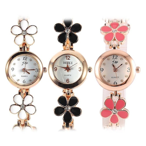 Koreansk Mode Prästkrage Roséguld Armbandsur Kvinnor