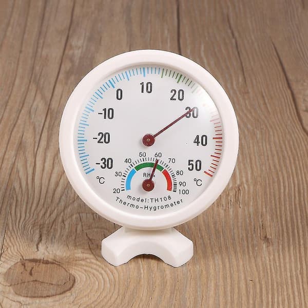 Ts-th108 Innendørs Helsetermometer Hygrometer Hvit