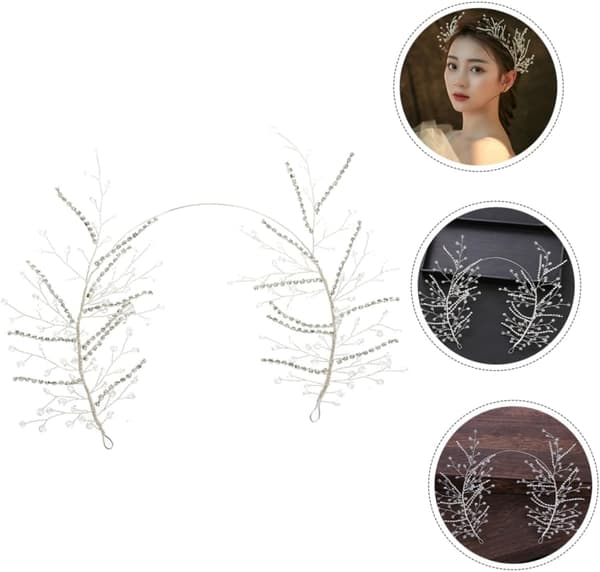 Strassdiadem för bröllop och evenemang Eleganta brudhåraccessoarer