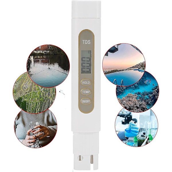 Meter, Vandkvalitetstester Drikkervand Testkit Akvarium Drikkervandskvalitetsanalysator