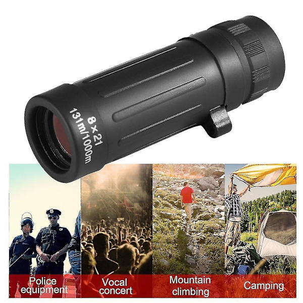 Kompakt Monokular Teleskop 8x21 Sport Camping Jagt