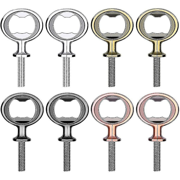 Flaskeåbner Blankt Metal Håndværk Øl Flaskeåbner Indsæt Kit 8stk