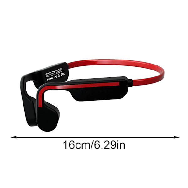 Bluetooth 5.0 Luunjohtavuuskuulokkeet Langattomat Kuulokkeet Ulkoilma Urheilukuulokkeet
