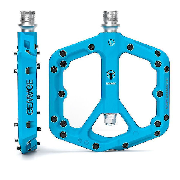 Ultralätta Tätningslager Cykelpedaler Cykling Nylon Väg Bmx Pedaler Platta Plattform Cykel A