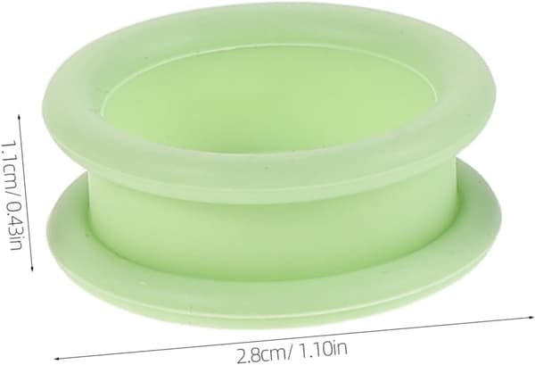 24 stk. silikonfingerringer for sakser, komfortabel ergonomisk design som reduserer håndtretthet