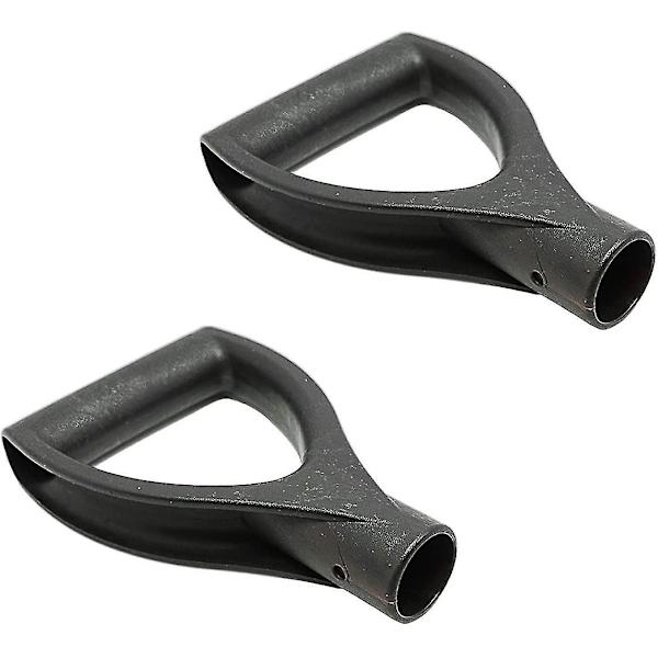 Spadehandtag med D-grepp, 34 mm innerdiameter, plast, gräv- och krattaverktyg