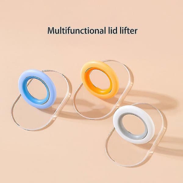 Toiletlåg Håndtag Løfte Ring Foldbar Løfte Ring Multifunktionel Klæbende Skuffe