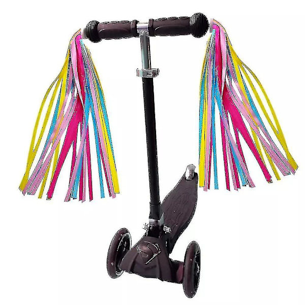Regnbue Cykel Streamer Cykel Styr Bånd 30cm Polyester