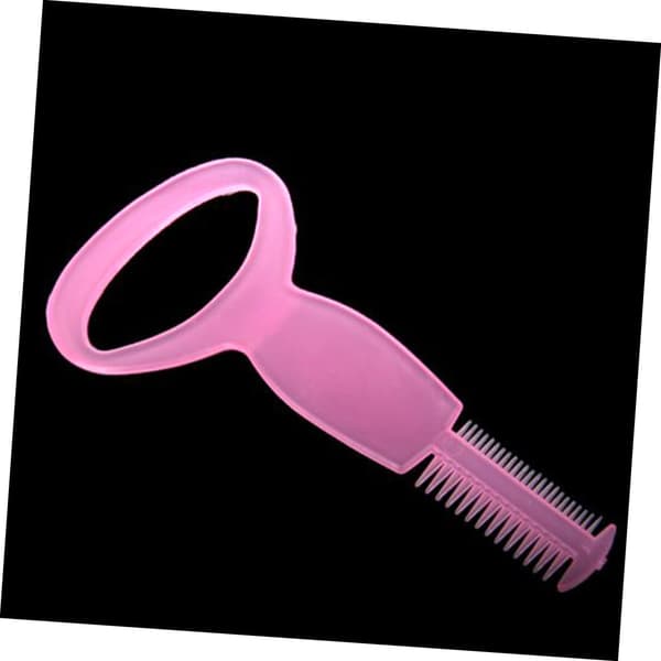 Mascara Guard Tool Øjenvippe Bryn Kam Plast Mascara Applikator Tilfældig Farve