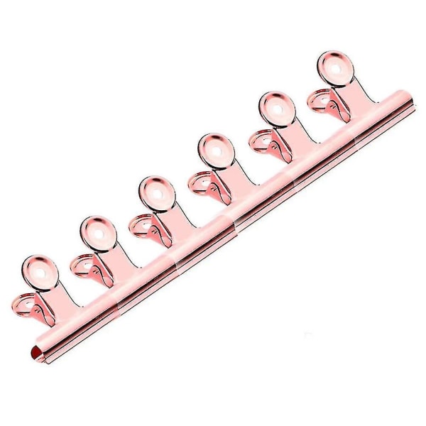6/stk Manicure Fiber Extension Styling C Curve Shaping Clip Nail Form Tips