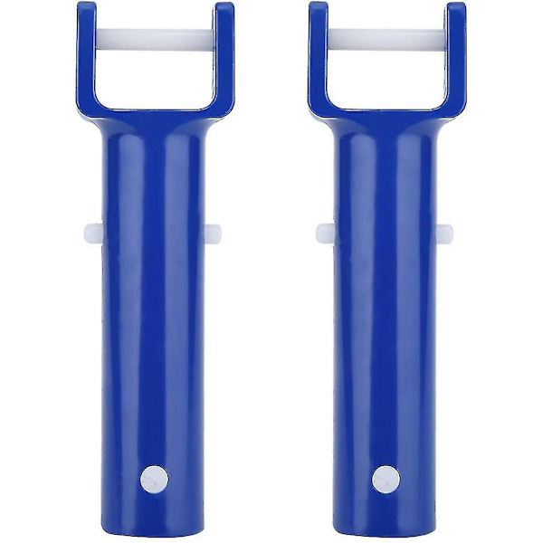 Poolklämma Blå och Vit - 2-pack