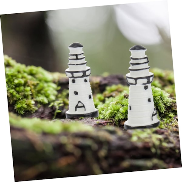 Hienostuneet hartsi majakka koristeet puutarhaan, kotiin, miniatyyrimaisemaan, merenkulkuun