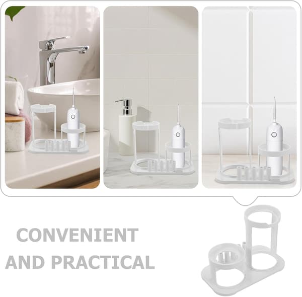 Vannflosser Stativ Tannbørsteholder Stativ Vannflosser Spiss Oppbevaring Benkeplate Organizer