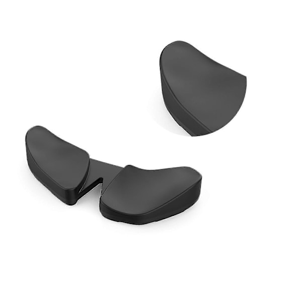 Ergonomiskt handledsstöd för mus, Karpaltunnelsyndrom-stöd, smärtlindring, anti-trötthet, lätt glid, elegant Black
