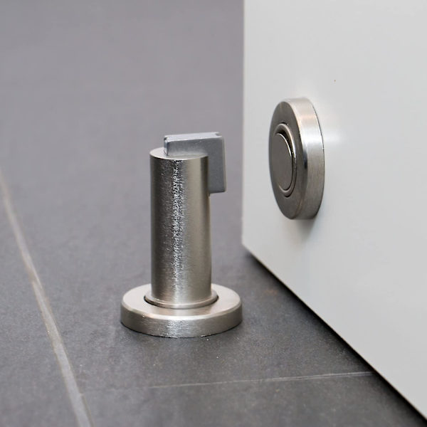 Magnetisk dørstopper i antikk look Dørstopper med gulv- og veggmontering, :5 cm,h:8.4 cm