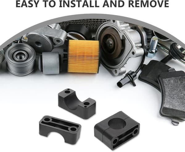 Golfbil Bremseklosssett 4 stk Gummi Pedalputer Erstatningssett