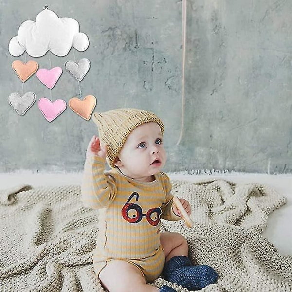Cloud Raindrop Hengende Dekor DIY Baby Room Decoration