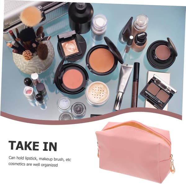 Makeuptaske Kvinder Makeuppung Rejsetoilettaske Lynlåspung til kvinder
