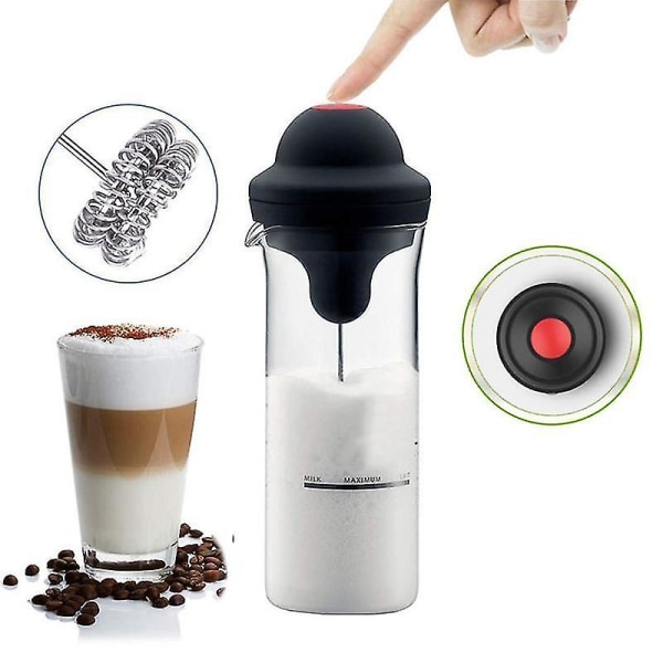 Melkeskummer Electric Foamer Kaffeskummaskin Shake Mixer