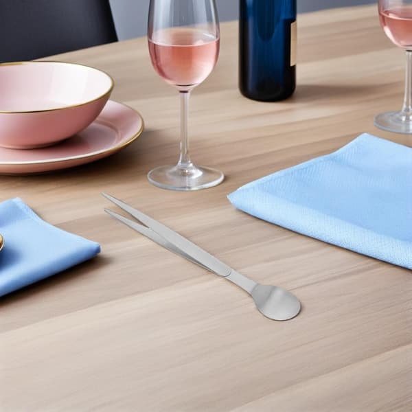 Mini smaksprøveskje spisepinner rustfritt stål 20,5 cm rustfri solide kjøkkenredskaper