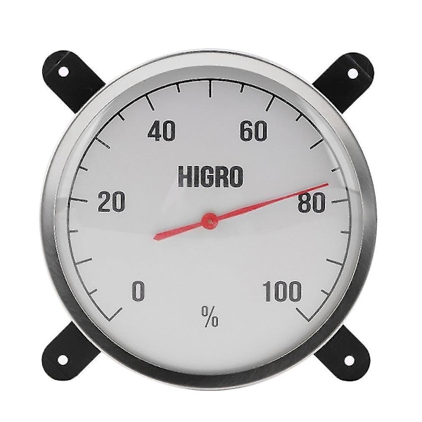 Saunatermometer og -hygrometer i rustfrit stål