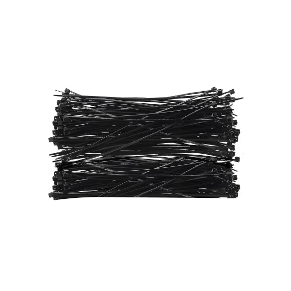 100 kpl 150 x 1,8 mm sähköinen nippusiteet nylon musta (haoyi)-yuhao