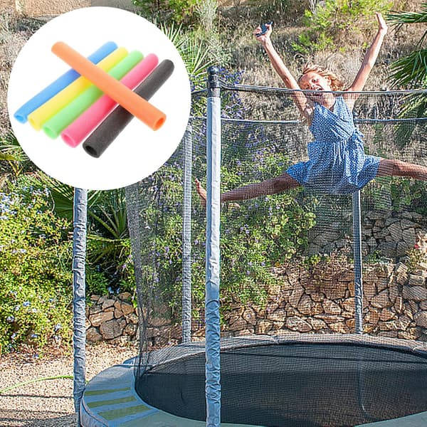 12 st trampolinstångsskydd i skum, antikollisionsskydd, skyddande vadderade rör