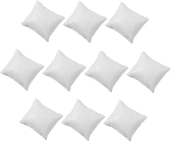 10 st klocklåda organizer kudde armband utställningsdynor smyckesdisplaykuddar