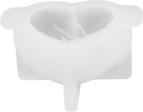 Hjärtformad silikonljusform 4,9X4,3X2,5Cm för aromaterapi doftljus