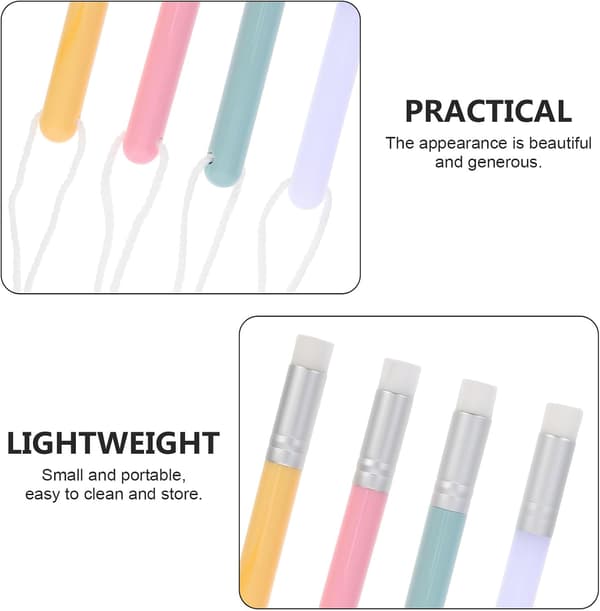 4 st Mini Ink Blending Brush Set Plast Art Blending Tool för DIY Ink Graffiti Crafting