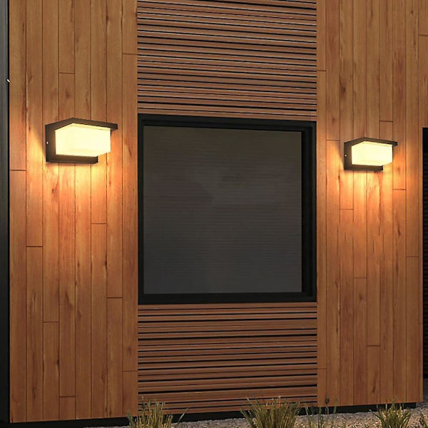 Moderne Nordisk Stil Udendørs Vægslamper Led Indendørs Aluminium