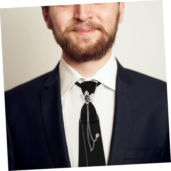 Polyester Forbundet Slips til Mænd og Kvinder Elegant Bryllupsfest Tilbehør Holdbart og Lugtfrit Halstørklæde