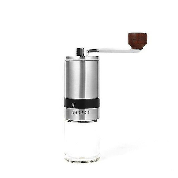 Hånddrevet Espresso Kaffe Kværn i Rustfrit Stål