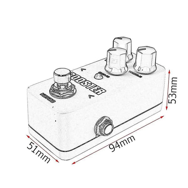 Fds2 Mini Distortion Pedal Gitarreffektilbehør