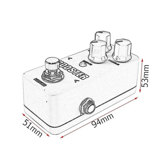 Fds2 Mini Distortion Pedali Kitaraefektivaruste