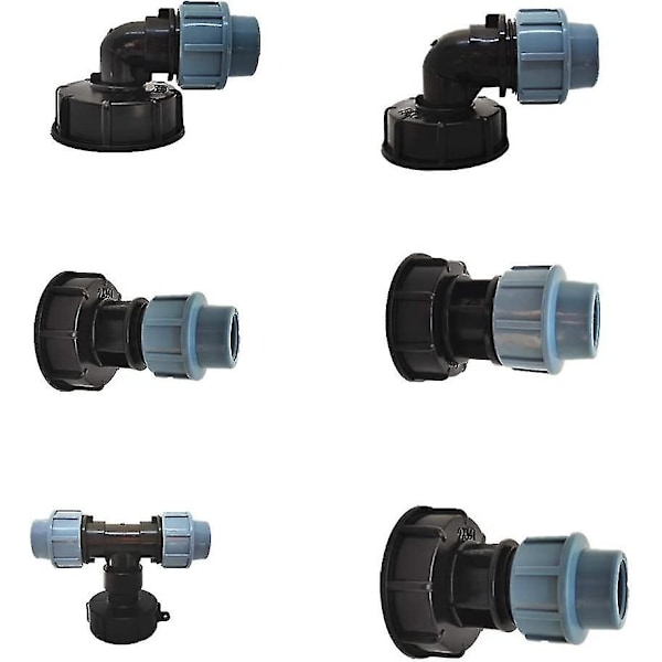 Vandtank Trådadapter Utility Tap Vandtank Slange Adapter Forbindelsesværktøj, Have Grov Vandtank Slangeforbindelse, Gevind Slangeforbindelse
