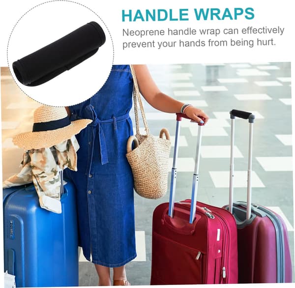 2 stk. håndster-betræk bløde og identificerende erstatningsfly - kufferthylstre køleskab