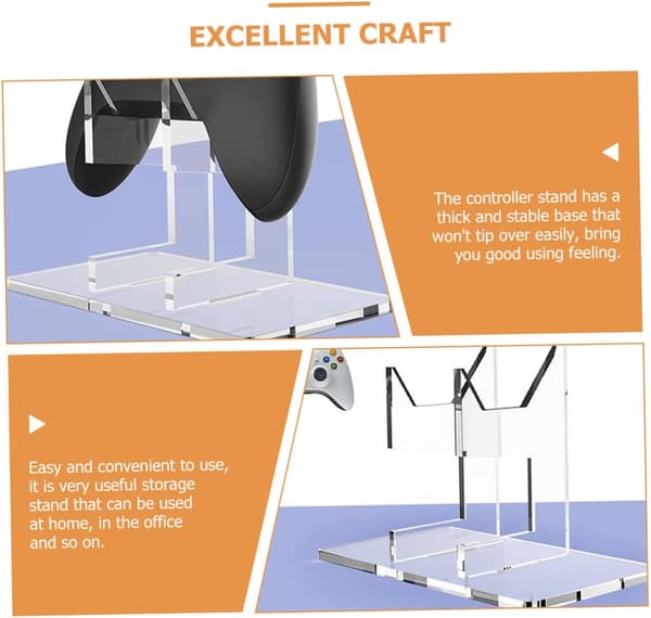 2 stk. Gaming Controller Holder Switch Konsolstander til Videospilcontrollere