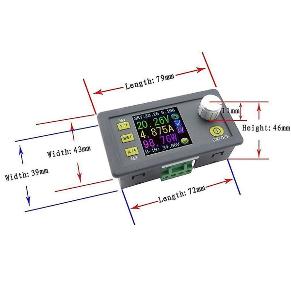 Dps3005 Spenningsomformer LCD Voltmeter Konstant Spenningsforsyning