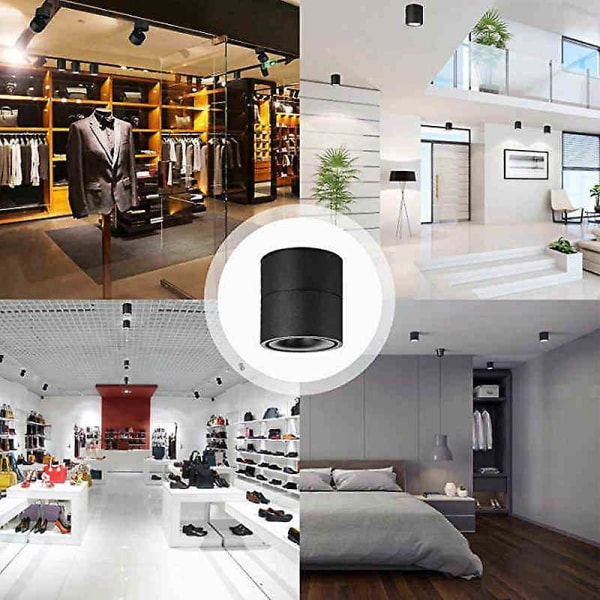 360 Justerbar Led indendørs loftsspot - Overflademonteret Cob-belysning