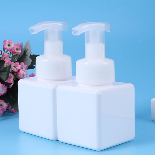 2-pack återanvändbara skumpumpflaskor, 250 ml och 450 ml kapacitet
