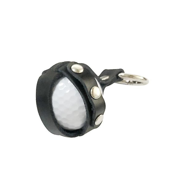 Mini Golfbollväska Skyddande Omslag Konstläder Bärbar Hållare Resistent Snabbåtkomst Snygg Mjuk (2 st) Niuniu